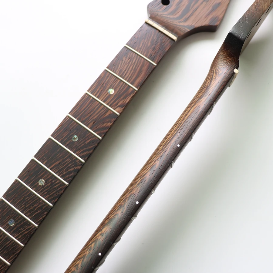 ST 22 Fret Wenge Electric Guitar Neck for ST Strato Style Replacement Electric Guitar 