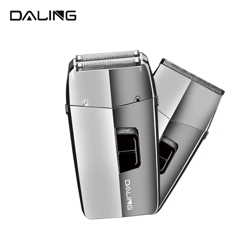 

DALING DL-9040 reciprocating electric shaver for shaving and barber in one multi-functional waterproof shaver, Gold,light dark gray