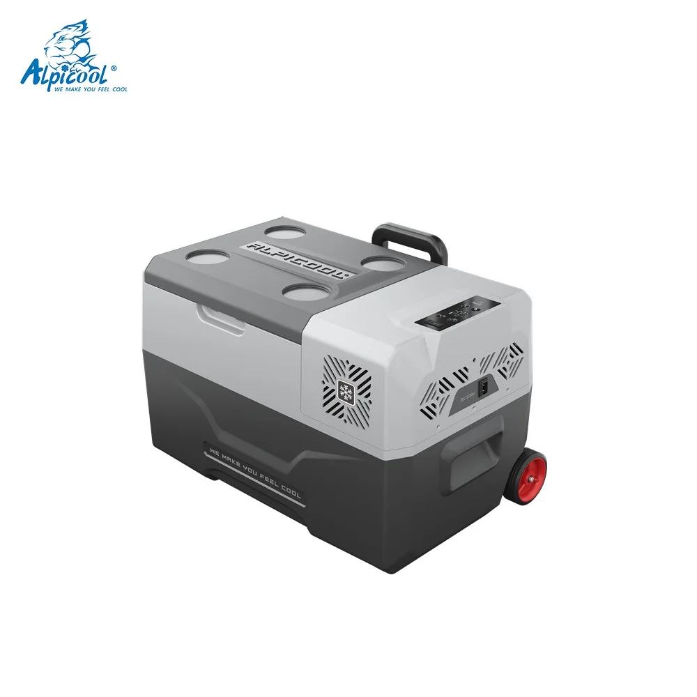 30l Alpicool Cx30 Telescoping Handle Car Home Compressor Portable Mini Refrigerator Small Fridge