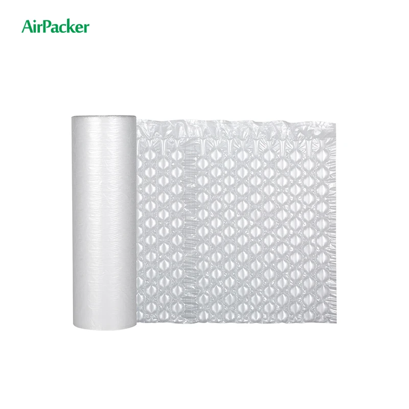 Eco-friendly Cushioning Film Plastic Air Cushion Film Rolls for Packaging Inflated by Air Cushion Machine Protective Film