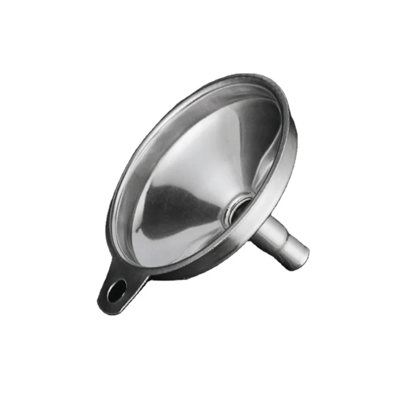 

High Quality Thicken Stainless Steel Conical Funnel Small Diameter Household Funnel Easy To Use Kitchen Gadgets