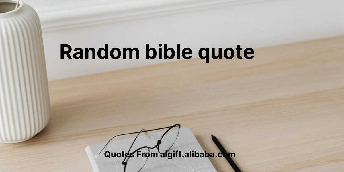 random bible quote