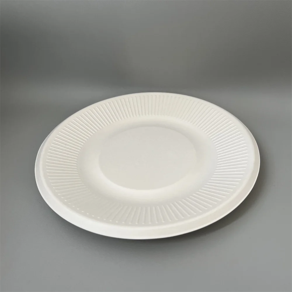 

Round Disposable Sugarcane Pulp Plates