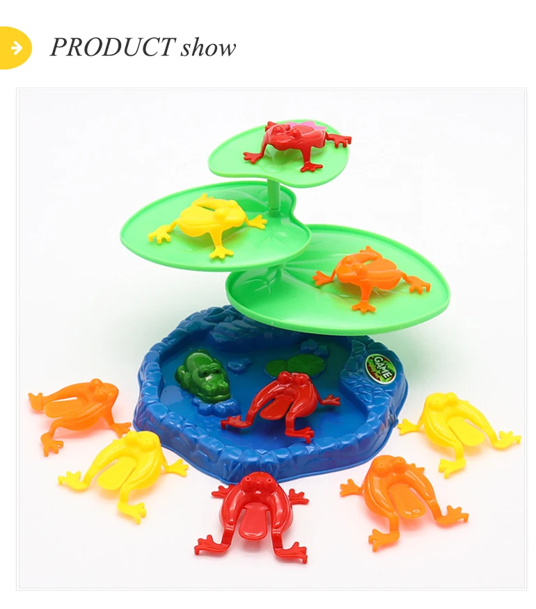 jumping frog toy plastic