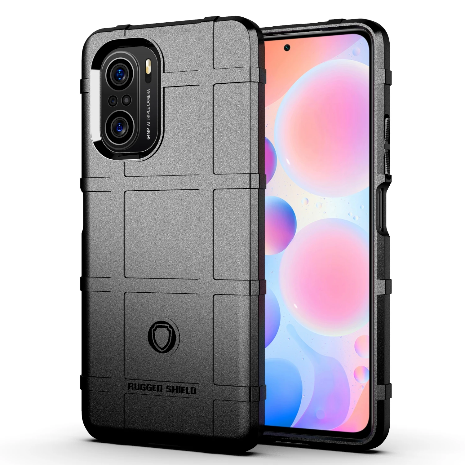 

for xiaomi poco f3 case shockproof tpu mobile case for mi poco f3 cover, 4 colors