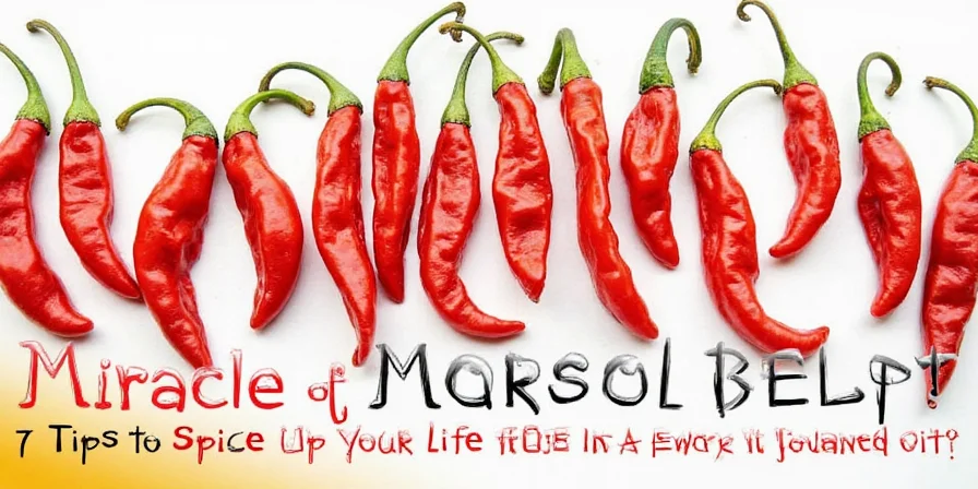 Dried Mirasol Peppers hanging in a bundle