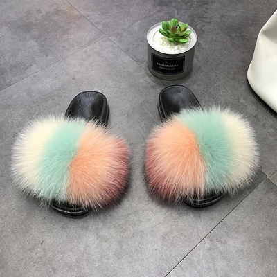 

Daily specials Fur slides for girls full fox fur slides premium fox fur slide