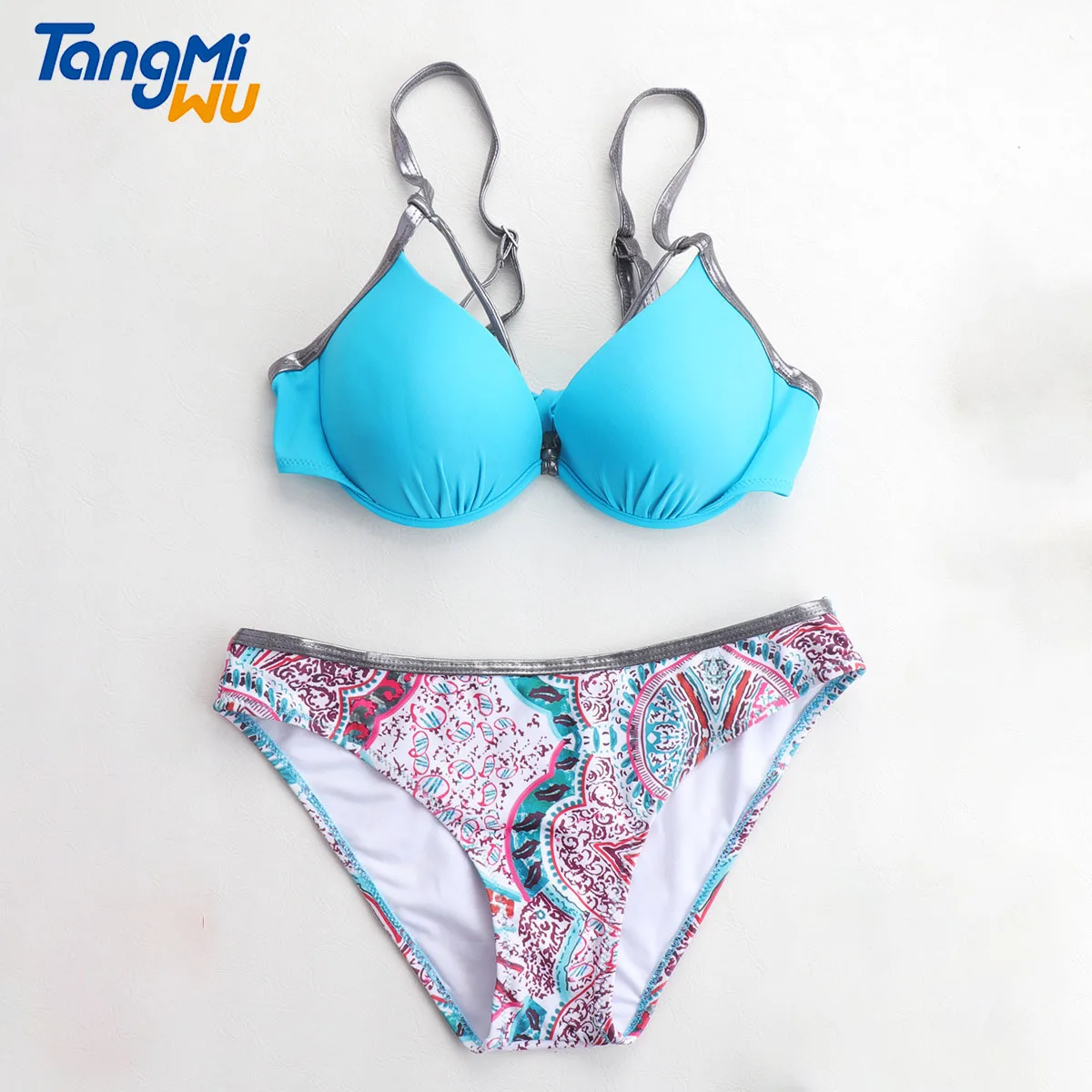 

2022 Women fashion bikini halter neck beach wear designer bathing suit women swimwear sexy bikini flower swimsuit