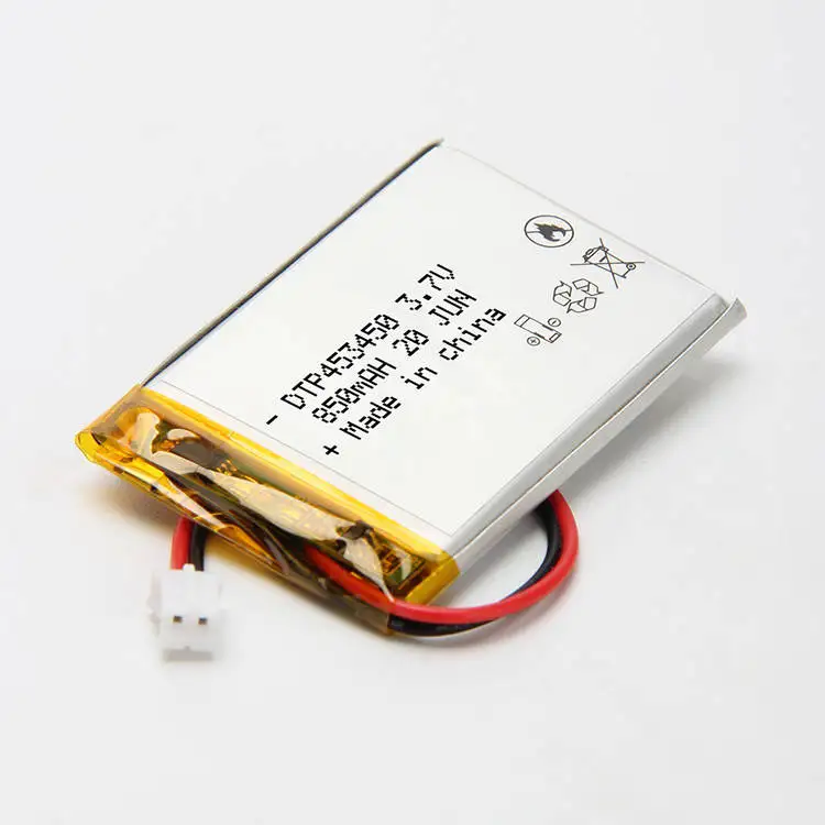 3.7v Rechargeable Smallest 453450 Lipo Battery With 800mah Lithium Ion ...