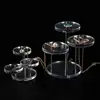 3 Tray Jewelry Display Stand Clear Acrylic Organizer Ring Earring Bracelet Necklace Show Holder Rack Shelf Tool