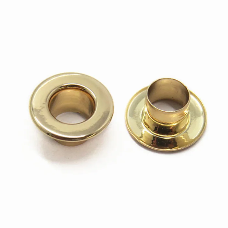 

Plating Gold Grommets Shoes Eyelets ring Metal Cringle For Boots