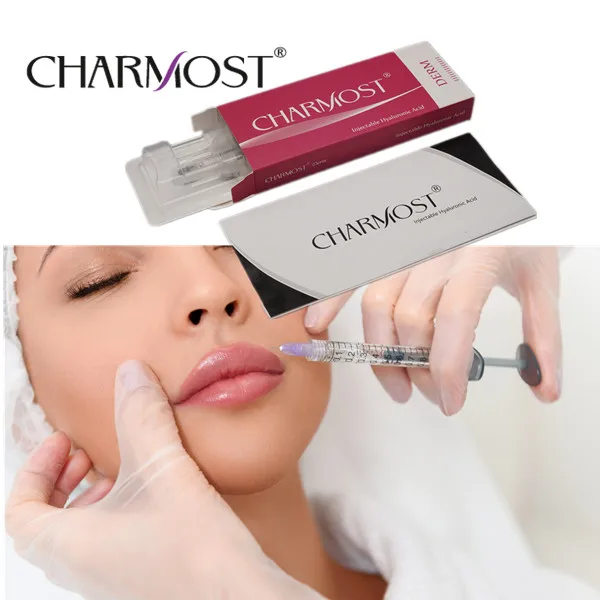 

Charmost hot sale 2ml Derm hyaluronic acid dermal filler for Lip, Transparent