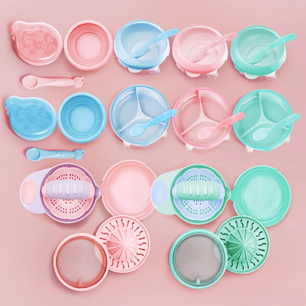 

REER Eco-friendly Bpa Free Food Grade Baby Stuff Baby Accessories Silicone Placemat Suction Baby Feeding Bowl