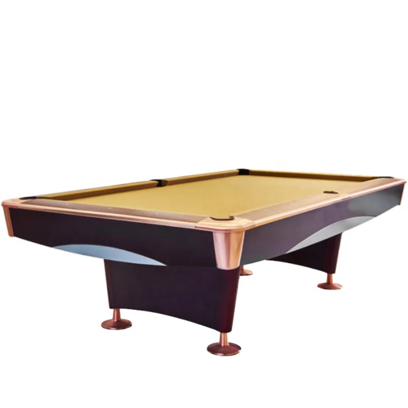 Indoor or outdoor pool table with overhead light for bars