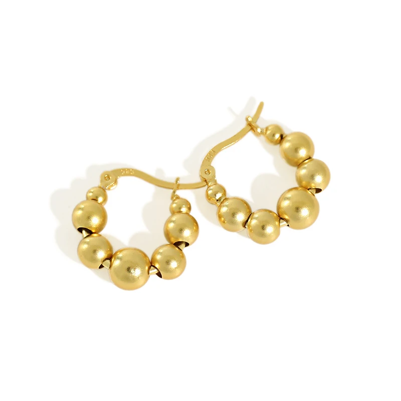Wholesale Personalized lovely Handmade Custom Fashion 92.5% sterling silver beads string earring