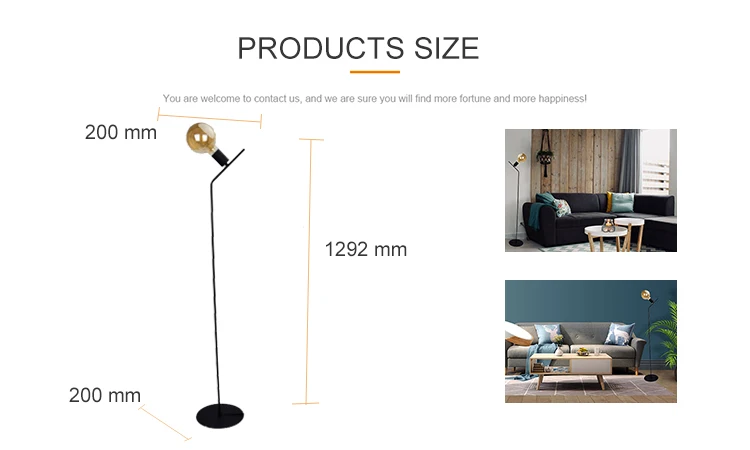 
Iron Base Simple Floor Lamp Modern Led Floor Lamp Hotel Decorative 