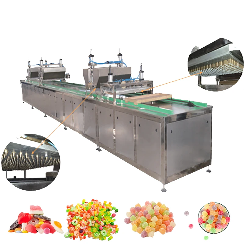 
Jelly Gummy Candy Bean Making Machine Depositing Production Line 