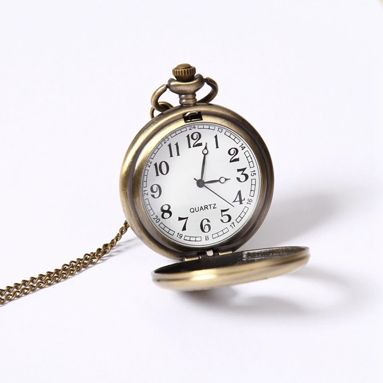 

GOHUOS movt quartz old pocket watch fashion luxury chain wrist watches