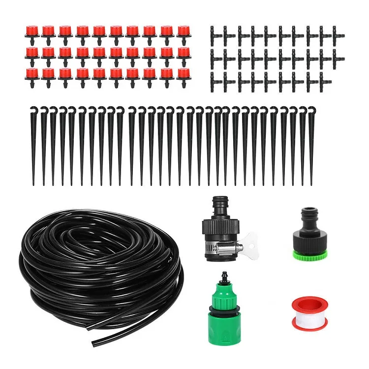 

garden water system smart automatic drip irrigation kit, Black