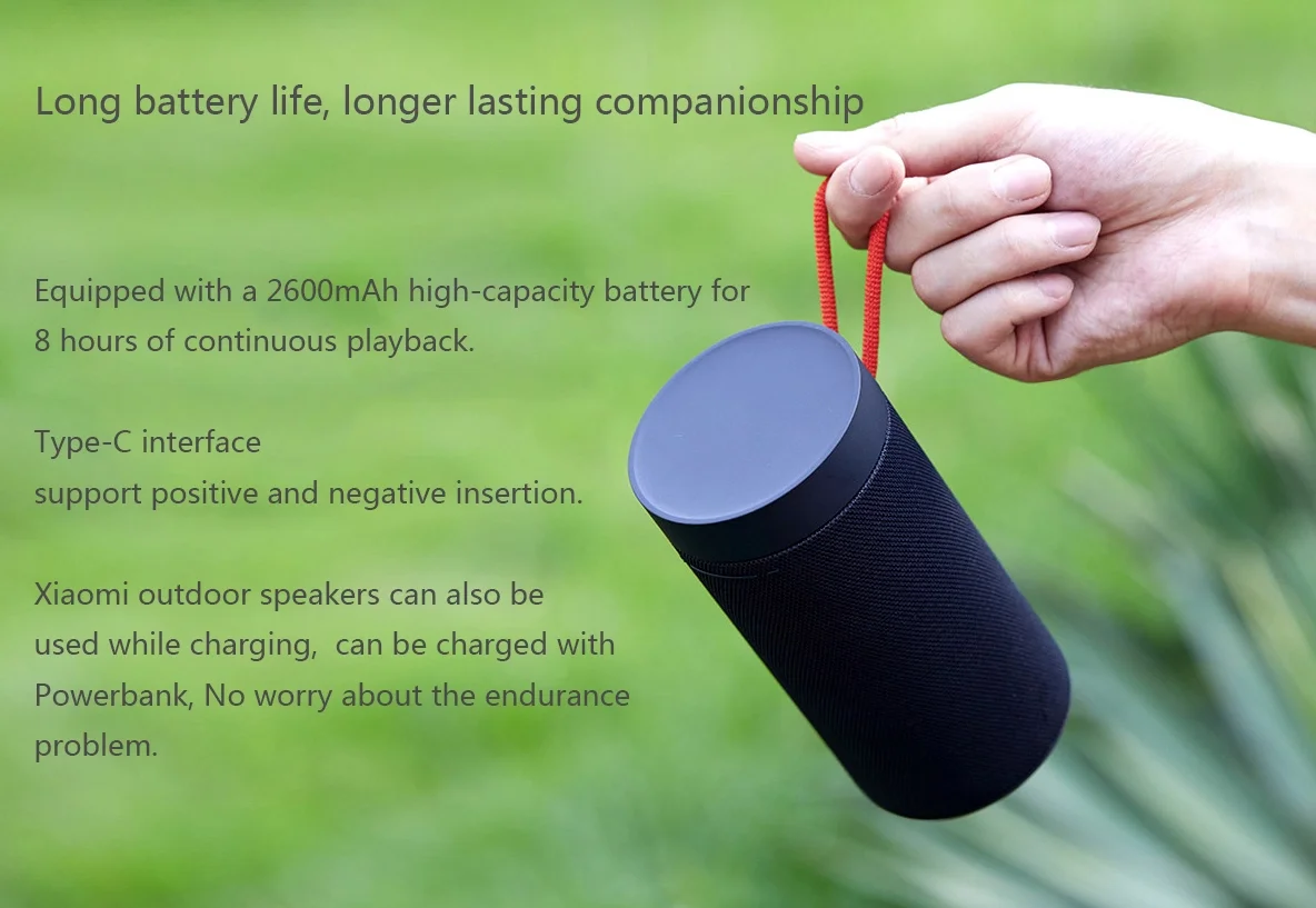 2019 New Arrival Xiaomi Portable Outdoor Bluetooth Wireless Speaker waterproof speaker - ANKUX.COM