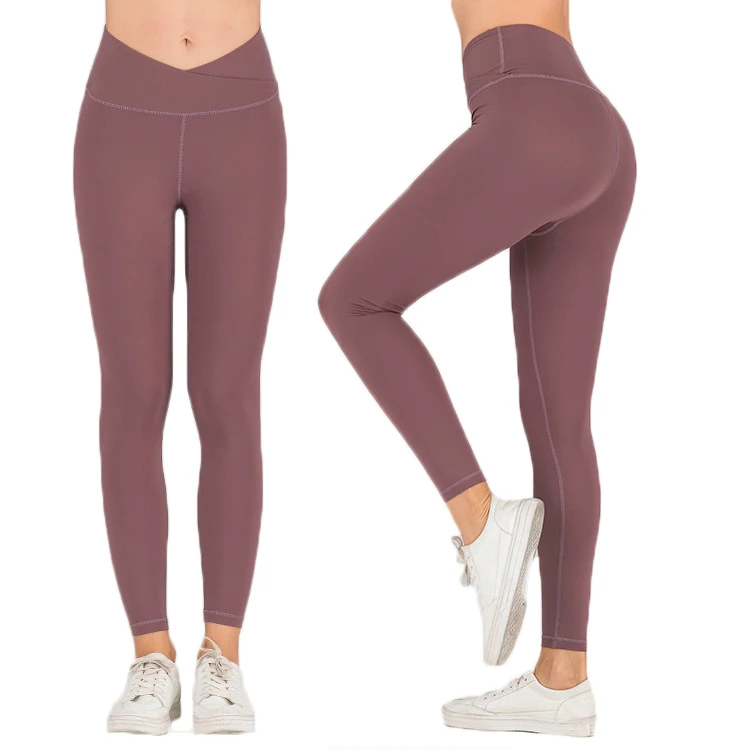 

2019 sexy gym tights energy tummy control yoga leggings high waist sport running pants women
