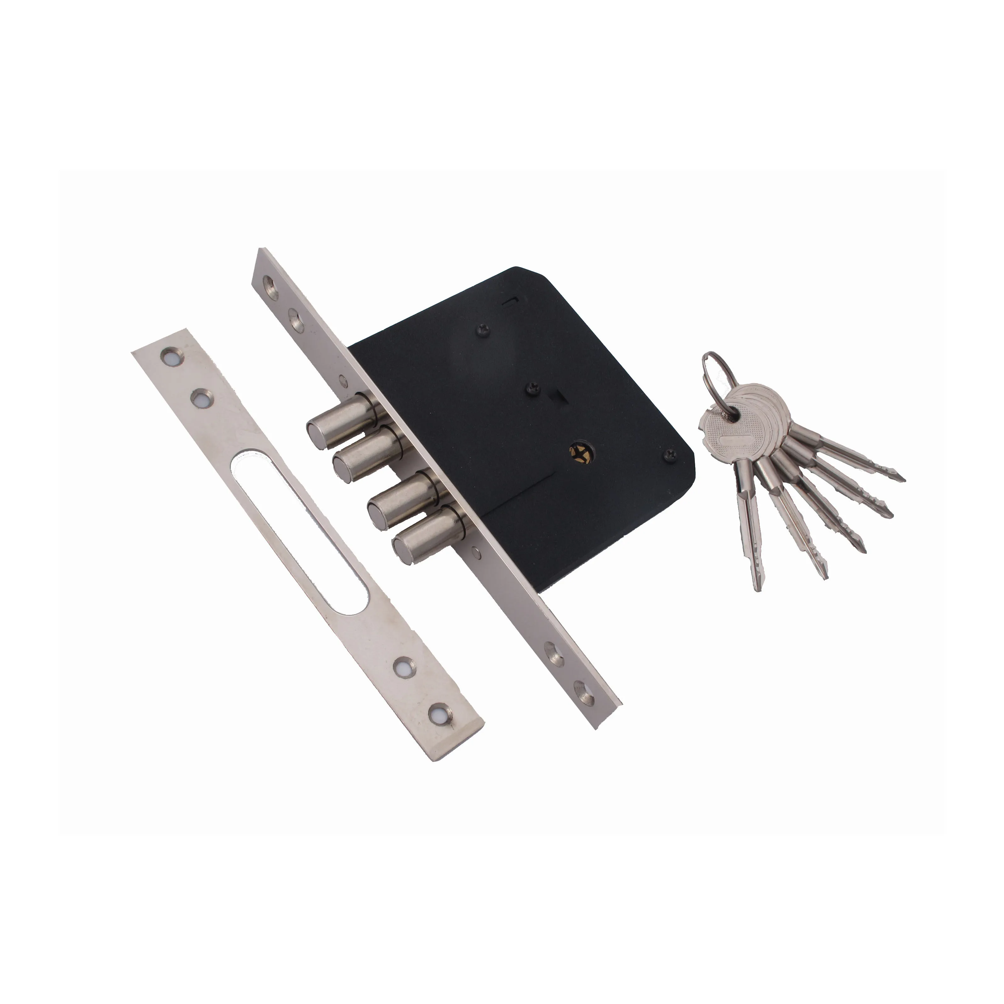 
Low Price High Quality Anti-saw Iron Black Panel 189 Lock Body 