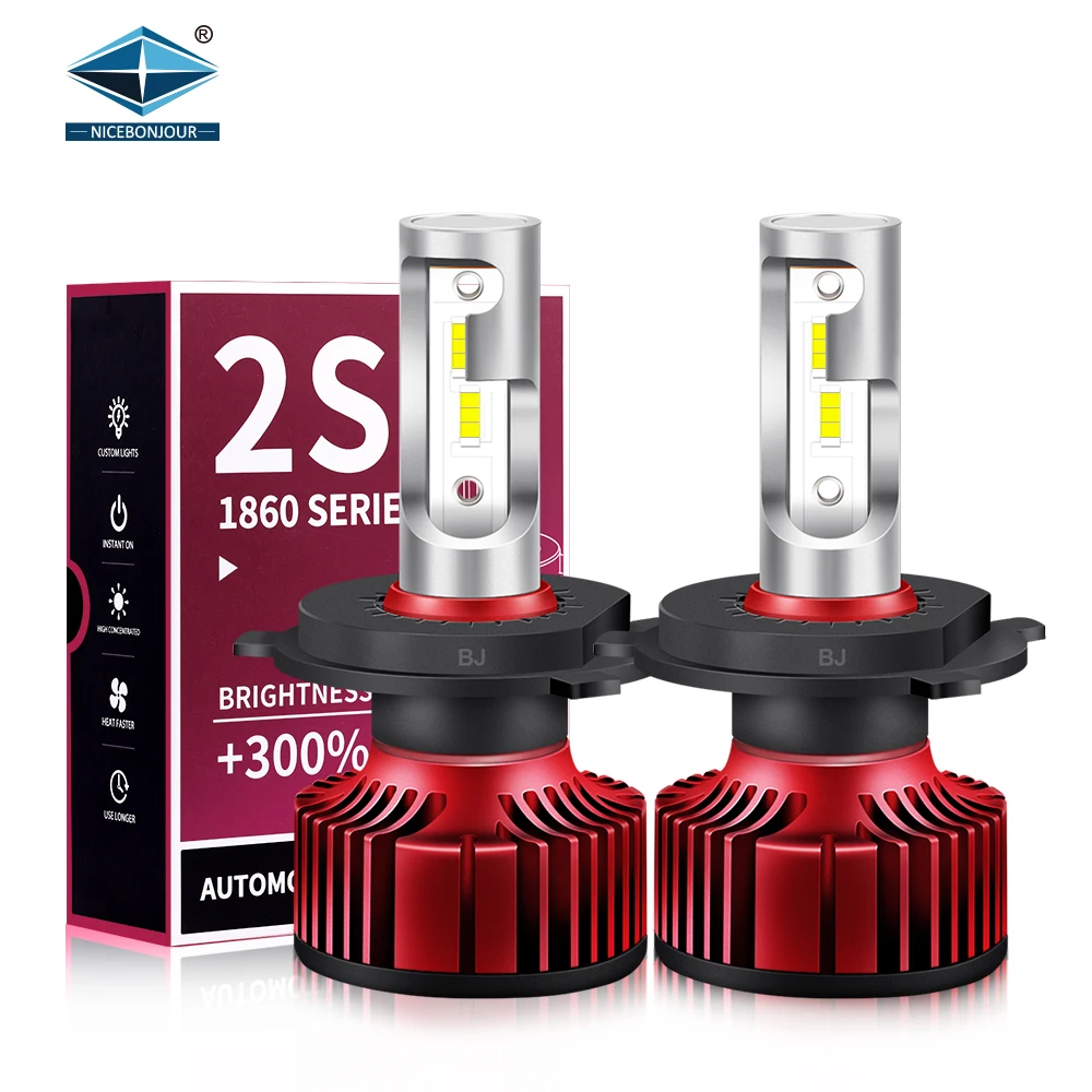 

Auto Lighting Systems 1860 CSP Auto Headlight Bulb 11000Lm Led Headlights H4 55W