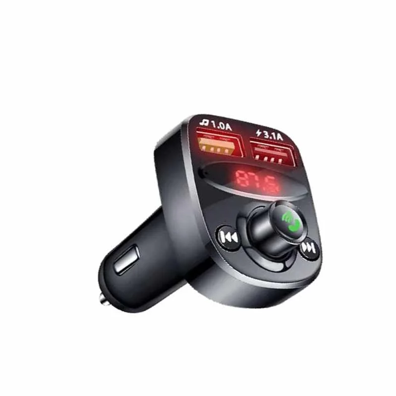 

Car accessories 2020 wholesale car MP3 player multi-function MP3 Player FM Transmitter Car Blue5.0tooth charger