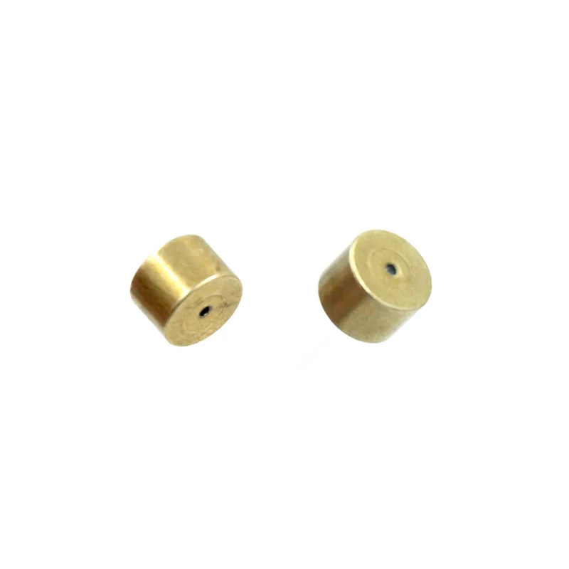 

Cylindrical Copper lathe Earplug Stud Support Plug Auxiliary Jewelry accessories Earring back plug Custom logo, Copper billet