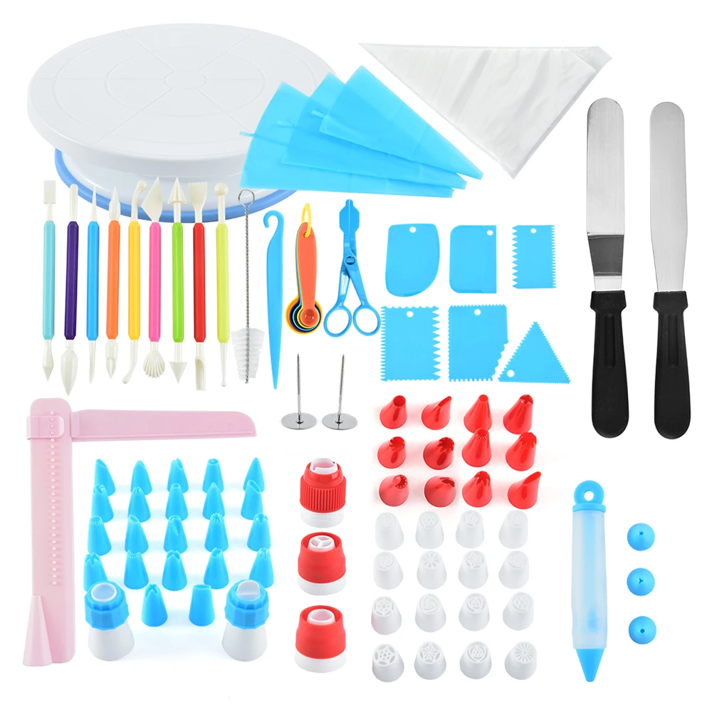 

Wholesale plastic 85pcs baking cake decorating tools set for cake tools and equipment