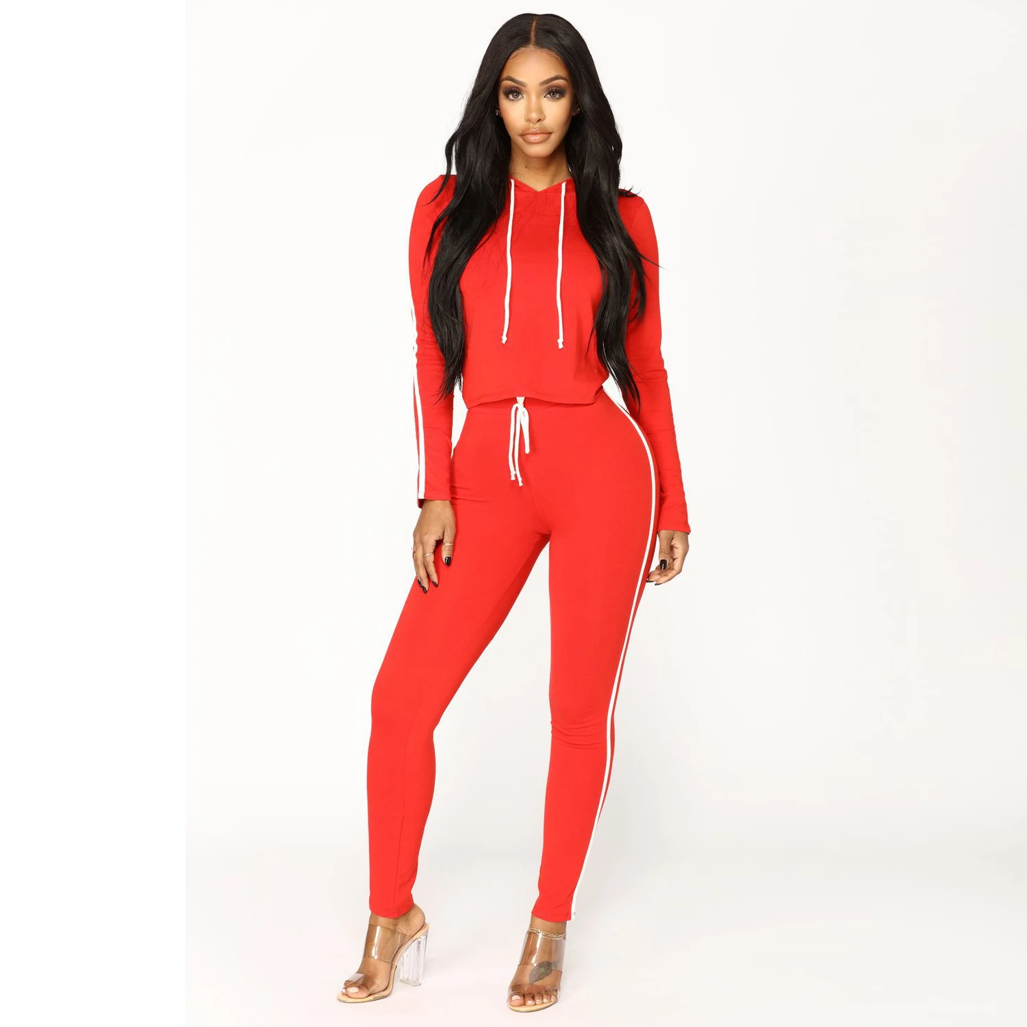 New Custom Fashion Fitness Women Sets Tracksuits For Sports Tracksuit ...