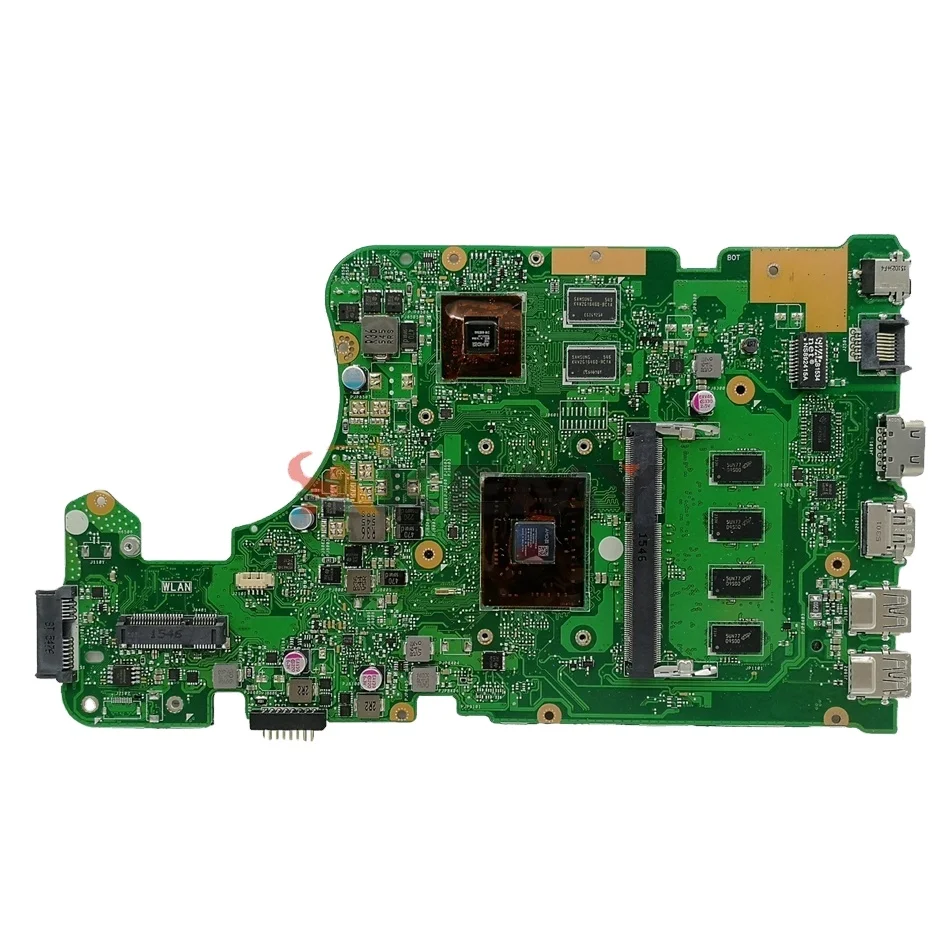 

Original X555DG X555YI X555YA Notebook Motherboard 4G-RAM A4-7210 R5-M320 Laptop Motherboard for ASUS MainBoard