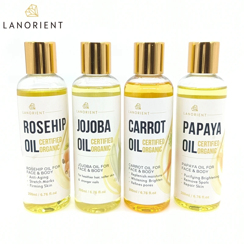 

LANORIENT wholesale private label natural organic glow body skin brightening Moisturizing whitening oil