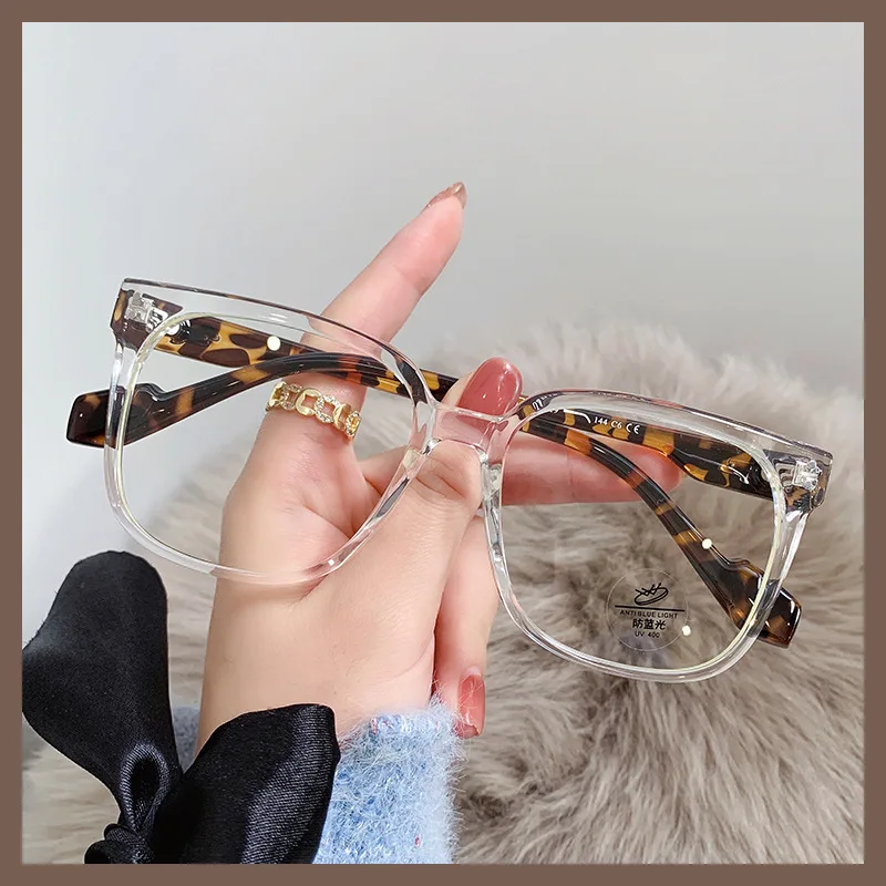 

Fashion Stylish Clear Square Anti Blue Light Blocking Filter Eye Glasses Frames