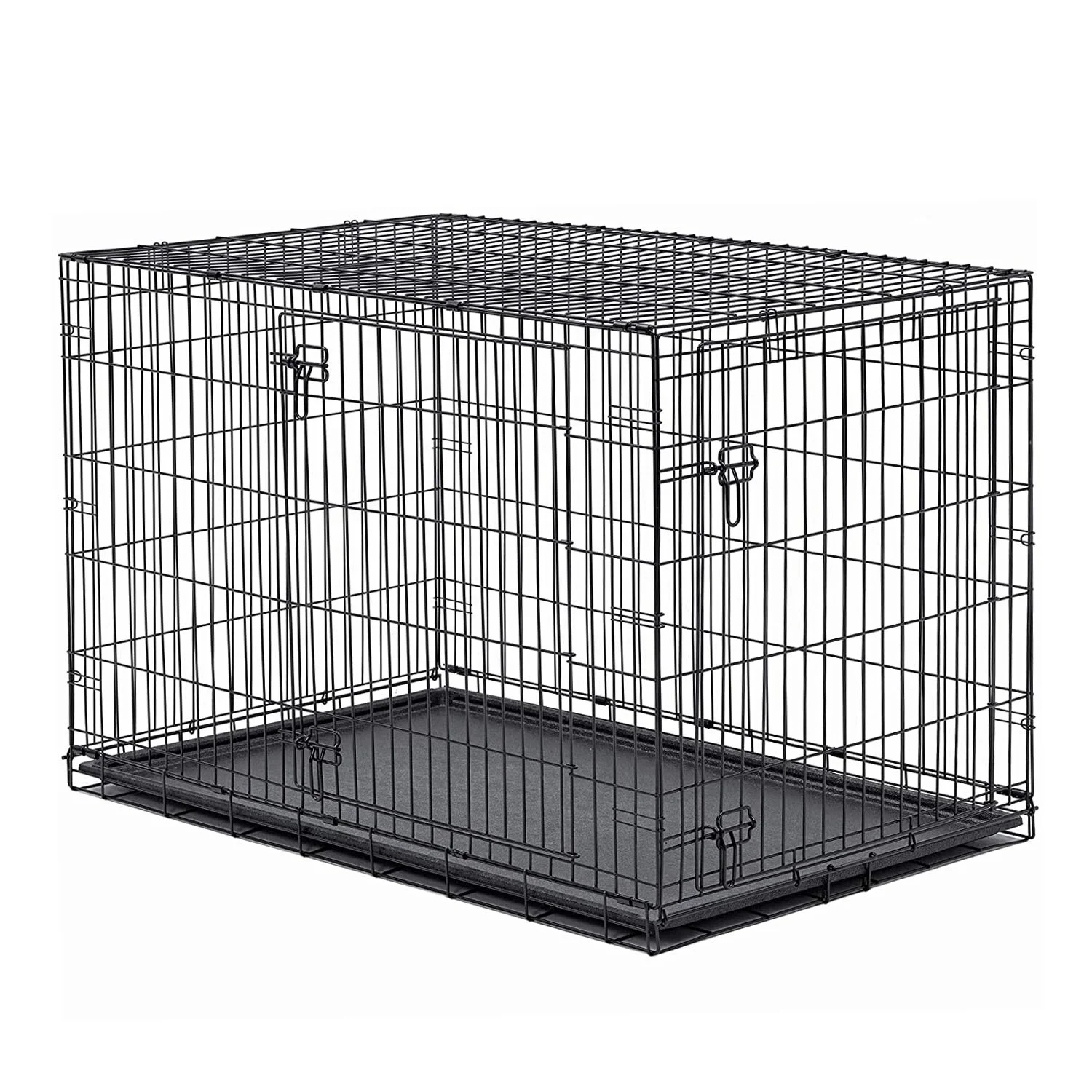 

42" X-Large size Double door Pet Cage Folding Dog Crate Pet Dog House High Quality Wire Pet Crate