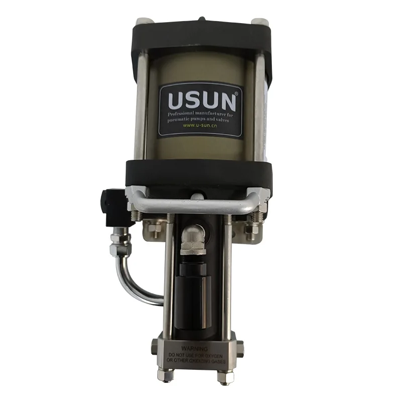 

USUN Model: AGB15 Similar Haskel Maximum 2200 PSI Low pressure nitrogen pneumatic pressure testing booster pump