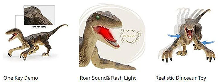 2.4G RC Dinosaurier Similation Sound Licht Walking Electric Dinosaur Geschenk