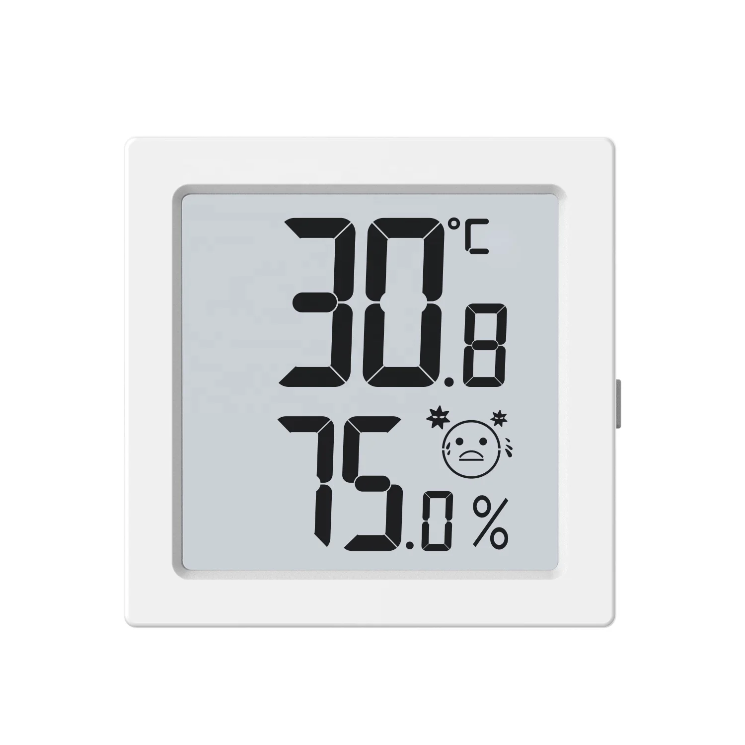 

BLADR B0387 Digital LCD Thermometer Hygrometer Indoor 2021 New Arrivals High Accuracy Temperature Monitor Humidity Meter, White black