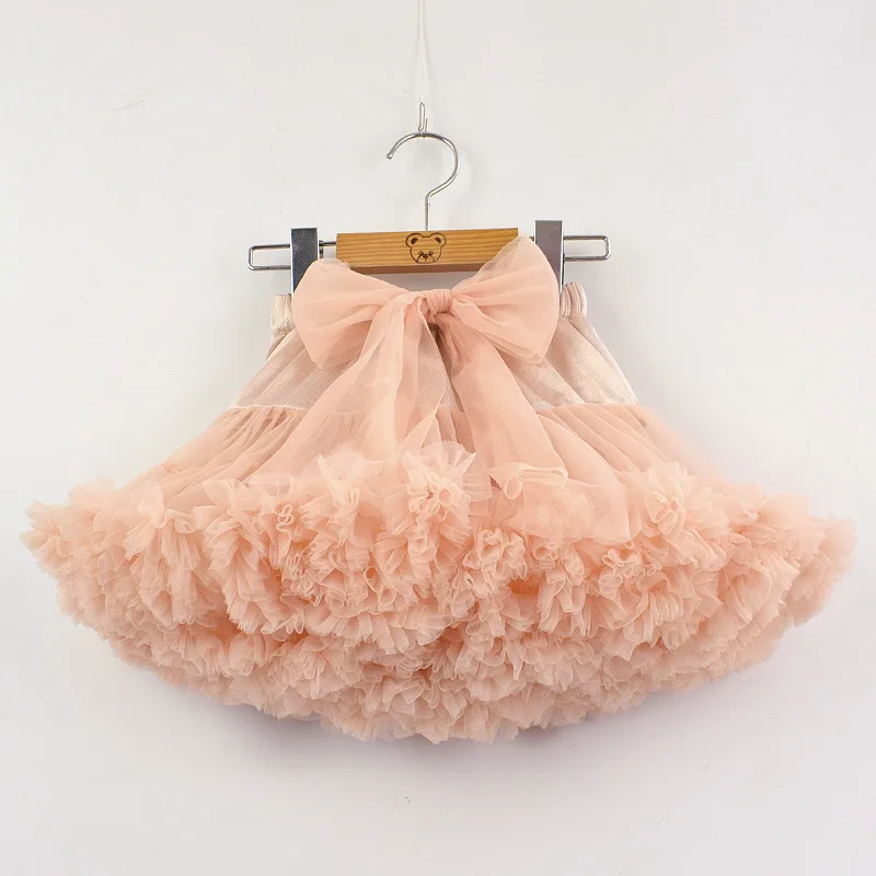 
High Quality Baby Girls Tutu Skirt Fluffy Children Ballet Kids Princess Tulle Party Dance Skirts 