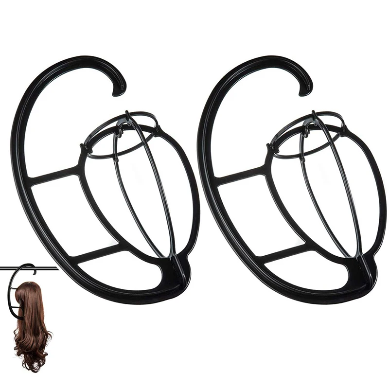 

Portable Hanging Wig Display Stand Holder Tool Collapsible Wig Drying Stand For Wigs and Hats