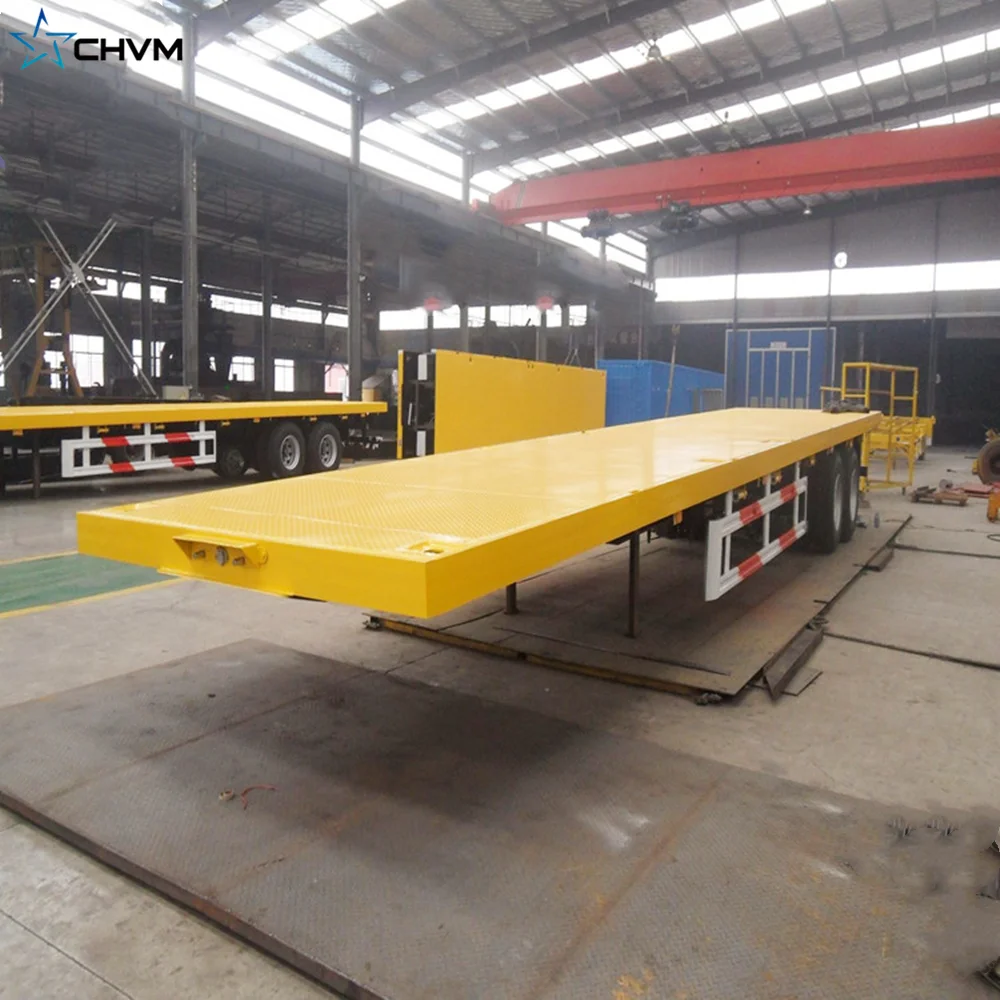 40英尺20英尺拖车集装箱平板半挂车待售