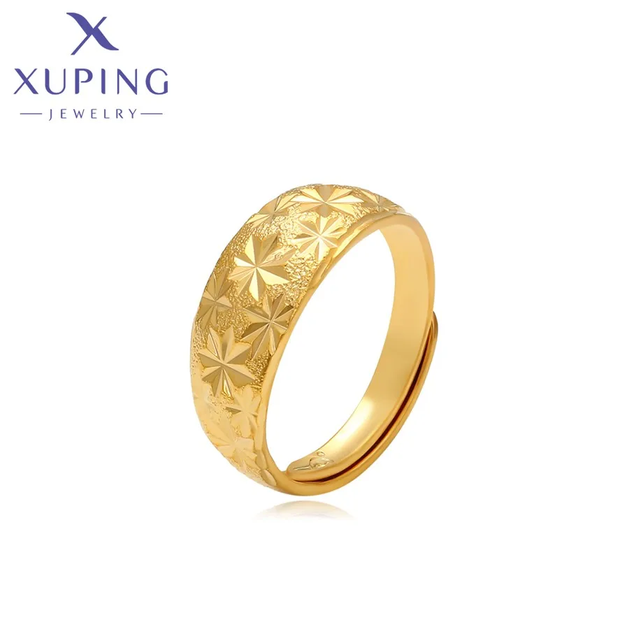 

05R100160 xuping fashion embroidery premier designs ring women Nightclub accessories flower carving ring adjuster jewelry