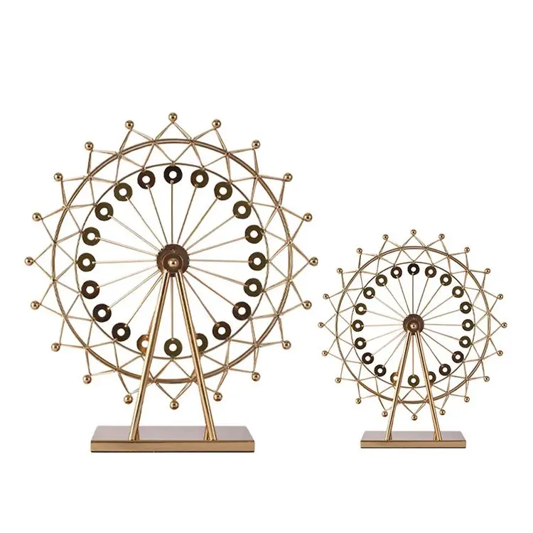 

2021 hot sale cafe living room cabinet decoration multicolor ornaments Ferris wheel
