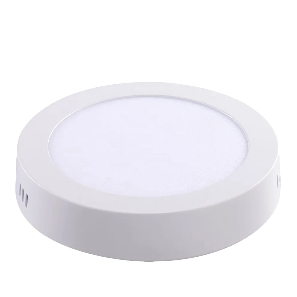 China Factory White Surface Round 12W Led Panel Lights Indoor lights