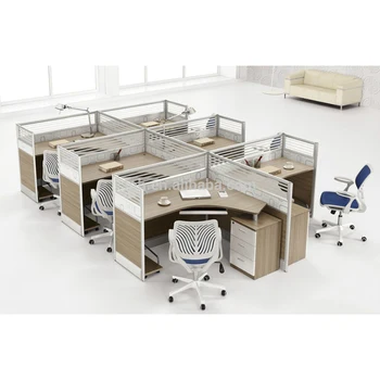 Multi Person Office Work Sattion Modular Office Workstation