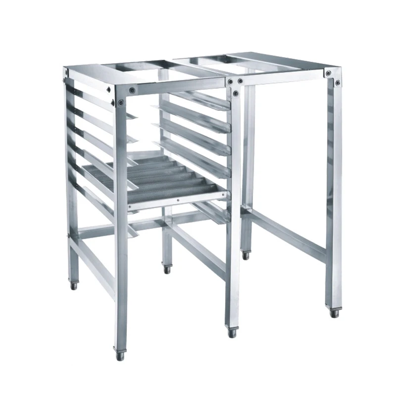 Quality First Cake Tray Cart Stainless Steel Trolley Cake Turning Gear