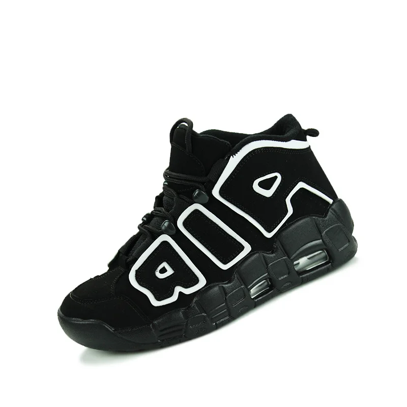 

Autumn new basketball shoes mesh high-top sneakers men's shoes couple thick bottom women shoes, Black,white,red,blue