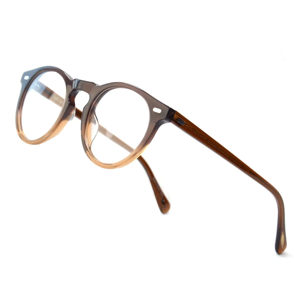 

Vintage Round Glasses Frame For Men OV5186 Oval Eyeglass Frame Gregory Peck Decoration Circle Frame Glasses Gafas Oculos