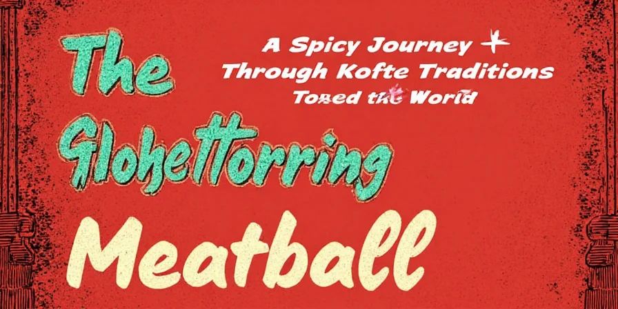 Map showing global kofte variations