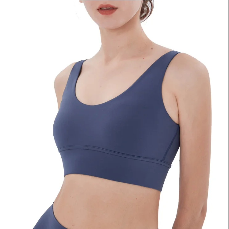 

2021 new sports bra beauty back charm deep V gather fitness vest yoga underwear, Can be customized